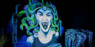 Medusa in The Curse Of Pandora’s Box maze Universal Hollywood’s Halloween Horror Nights 2021