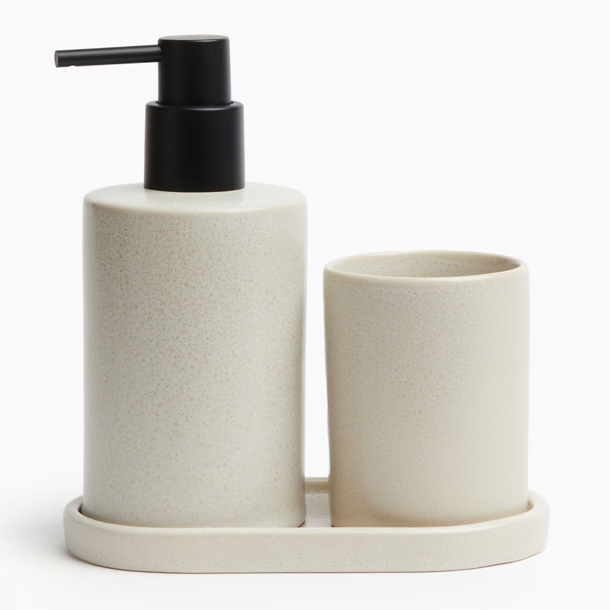 Stoneware Soap Dispenser