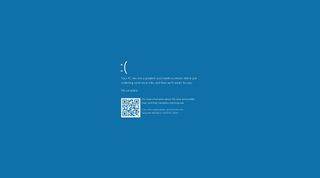 Windows 10 Blue Screen of Death (BSoD)