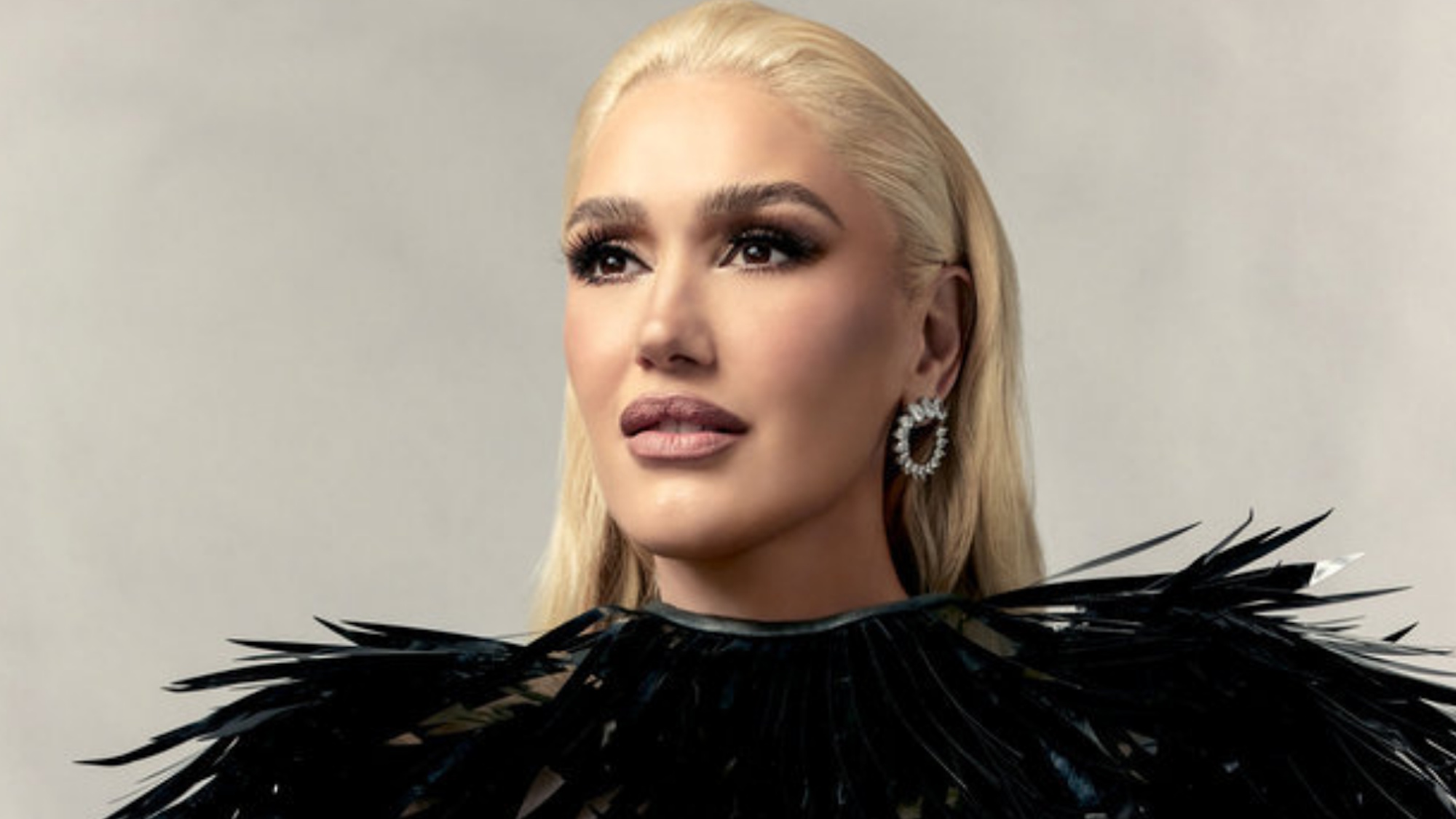 Former The Voice coach Gwen Stefani is shown.