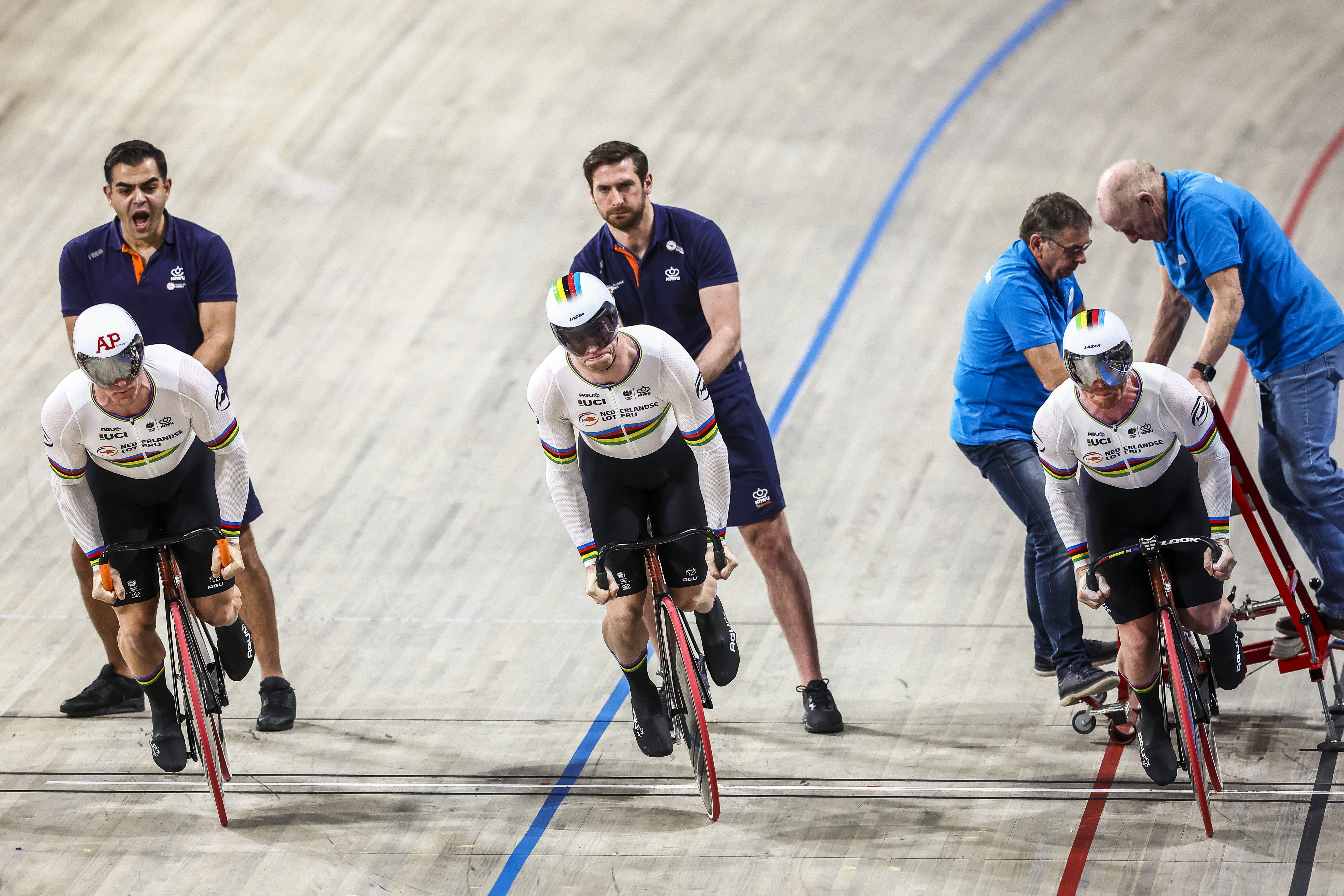 Dutch team sprinters at the European championships