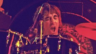 Keith Moon in Atlanta, November 27 1973 - exactly seven days after collapsing onstage in San Francisco
