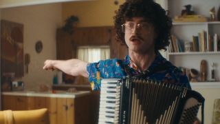 Daniel Radcliffe plays the accordion as Weird Al