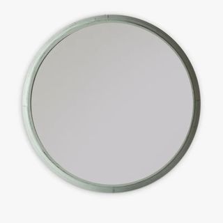 green round mirror