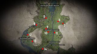 Hogwarts Legacy Ancient Magic Hotspot middle map