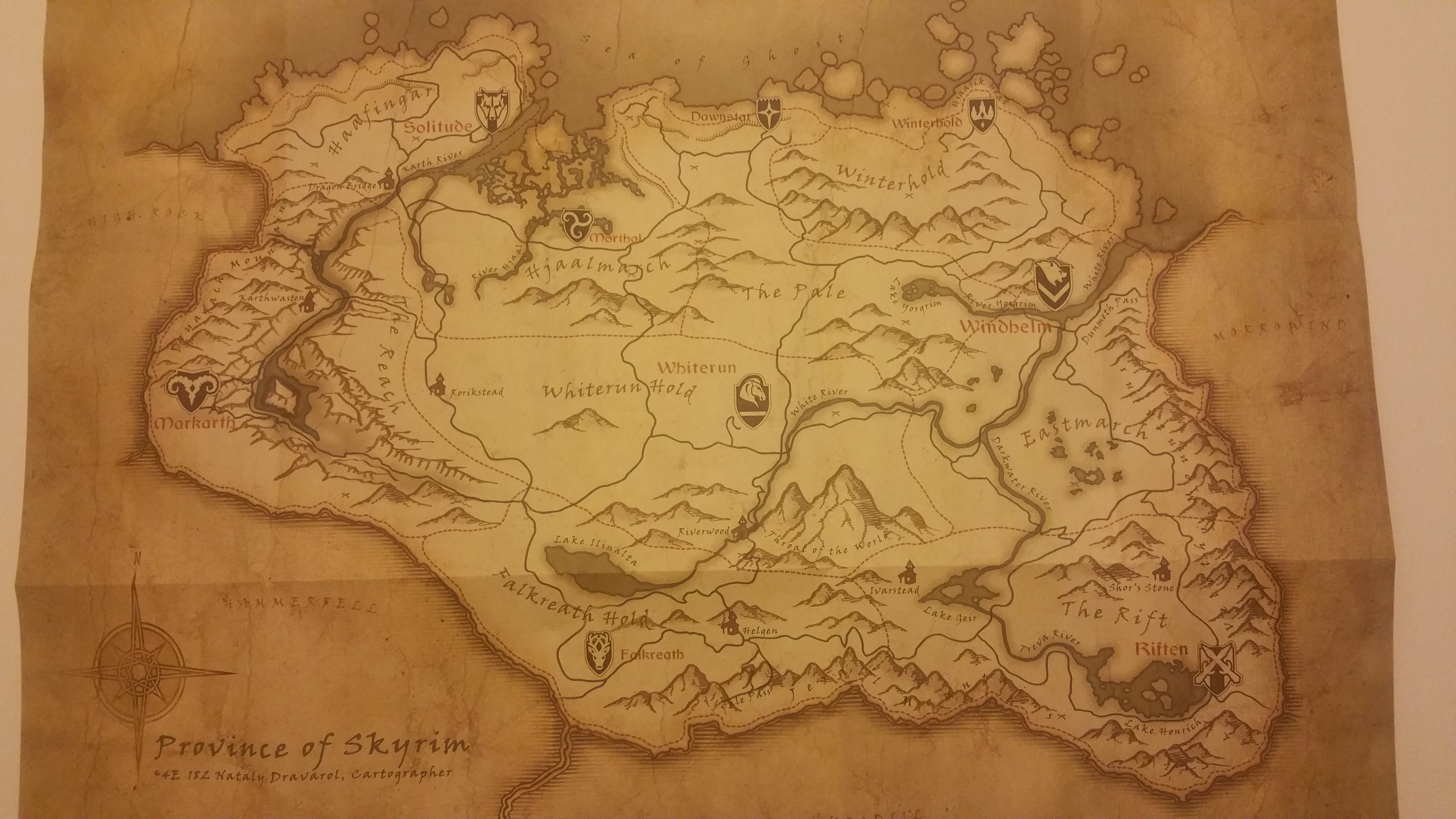 Why I love physical videogame maps