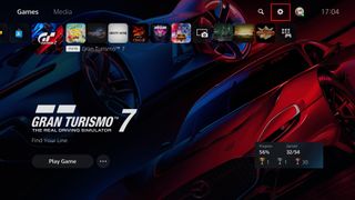PS5 web browser access