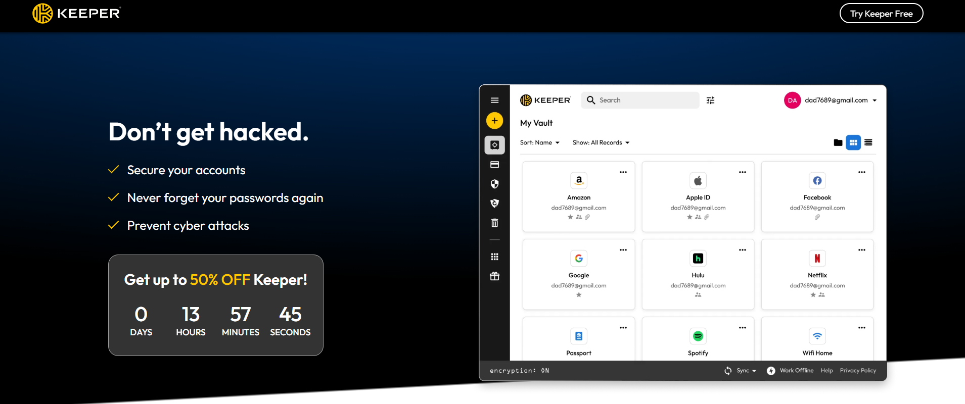 World Password Day is just around the corner and Keeper is offering 50% ...