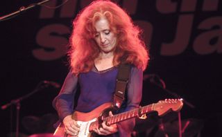 Bonnie Raitt performs at the North Sea Jazz Festival in the Netherlands on July 12, 2003