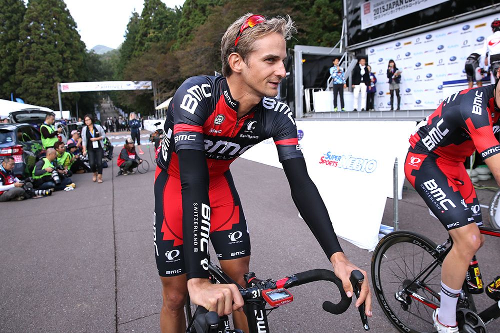 BMC riders at the start