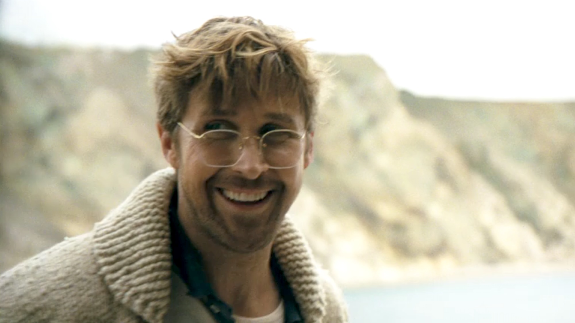 Ryan Gosling smiling at the end of Project Hail Mary