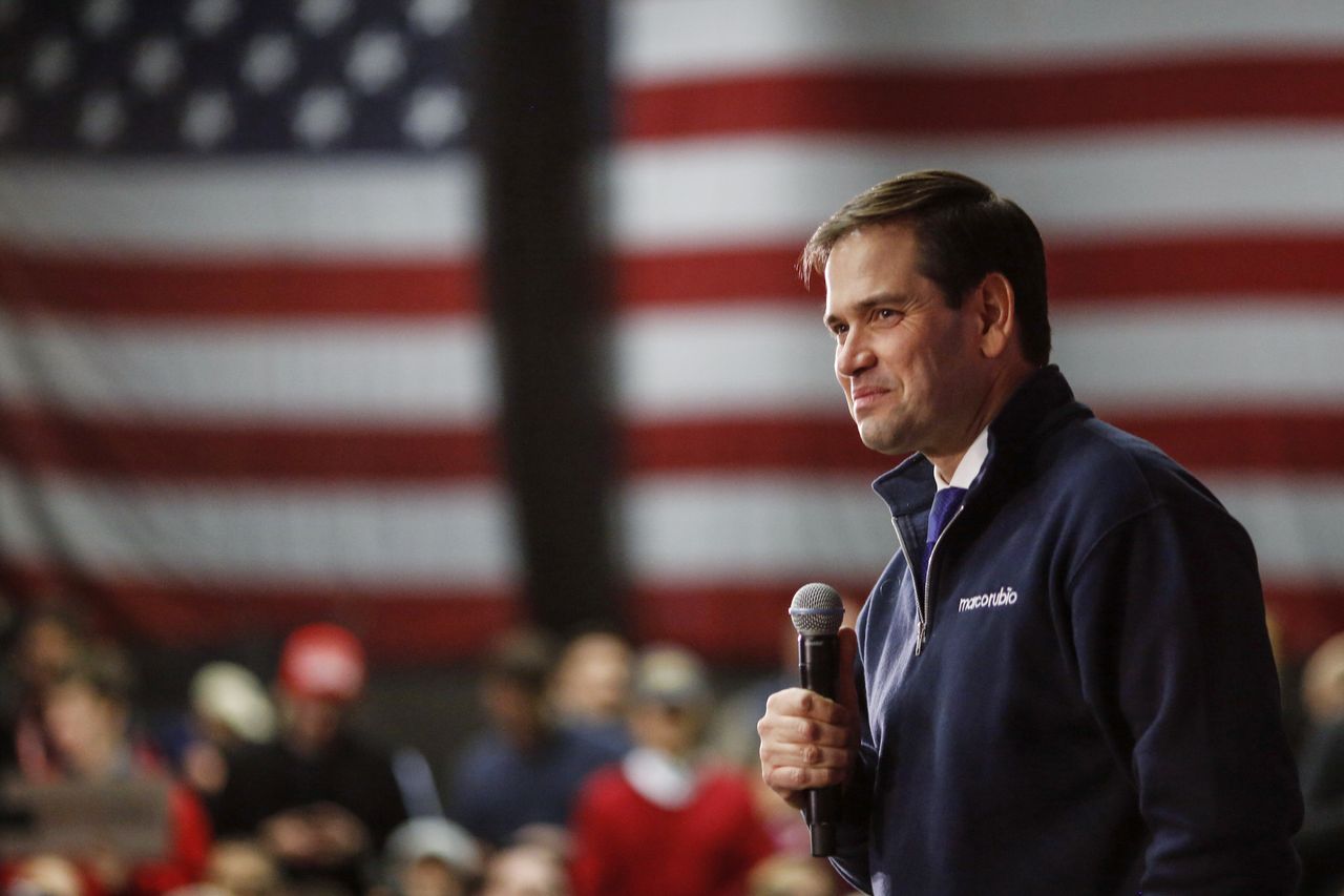 Marco Rubio campaigns in New Hampshire