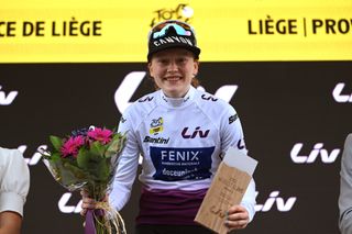 Puck Pieterse takes white after stage four of the Tour de France Femmes 2024