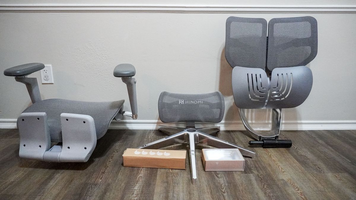 The Hinomi X1 ergonomic office chair unboxed