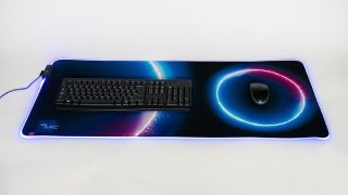 Intel Arc-inspired RGB mousepad