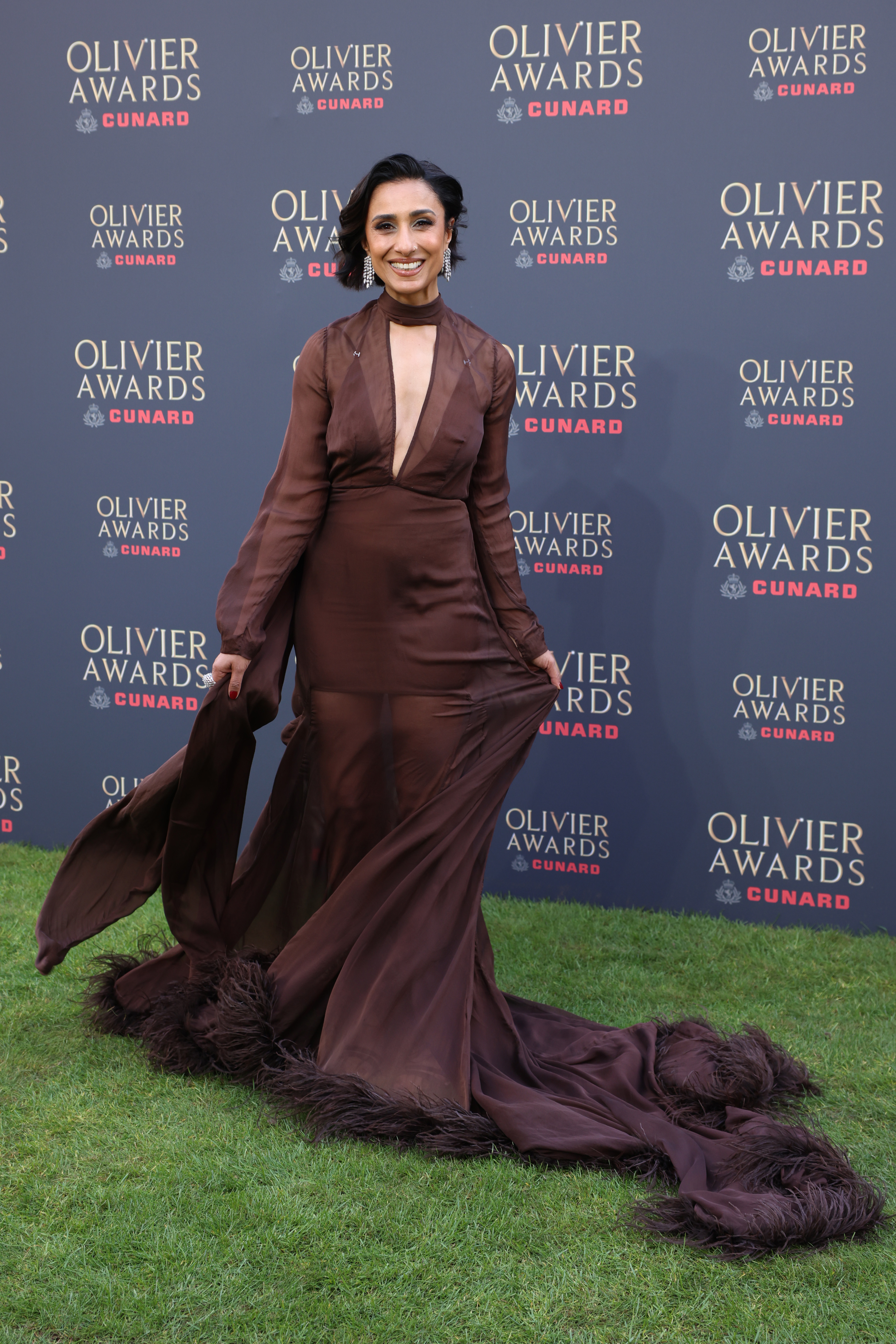 Anita Rani attends The Olivier Awards 2026 with Cunard at the Royal Albert Hall