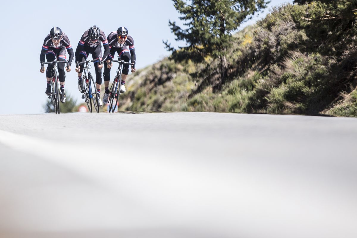 Sprint training on the road