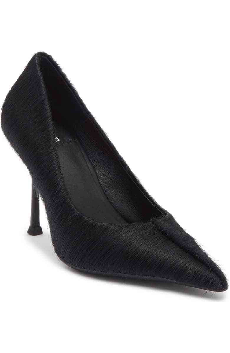 Genuine Calf Hair Pointed Toe Pump
