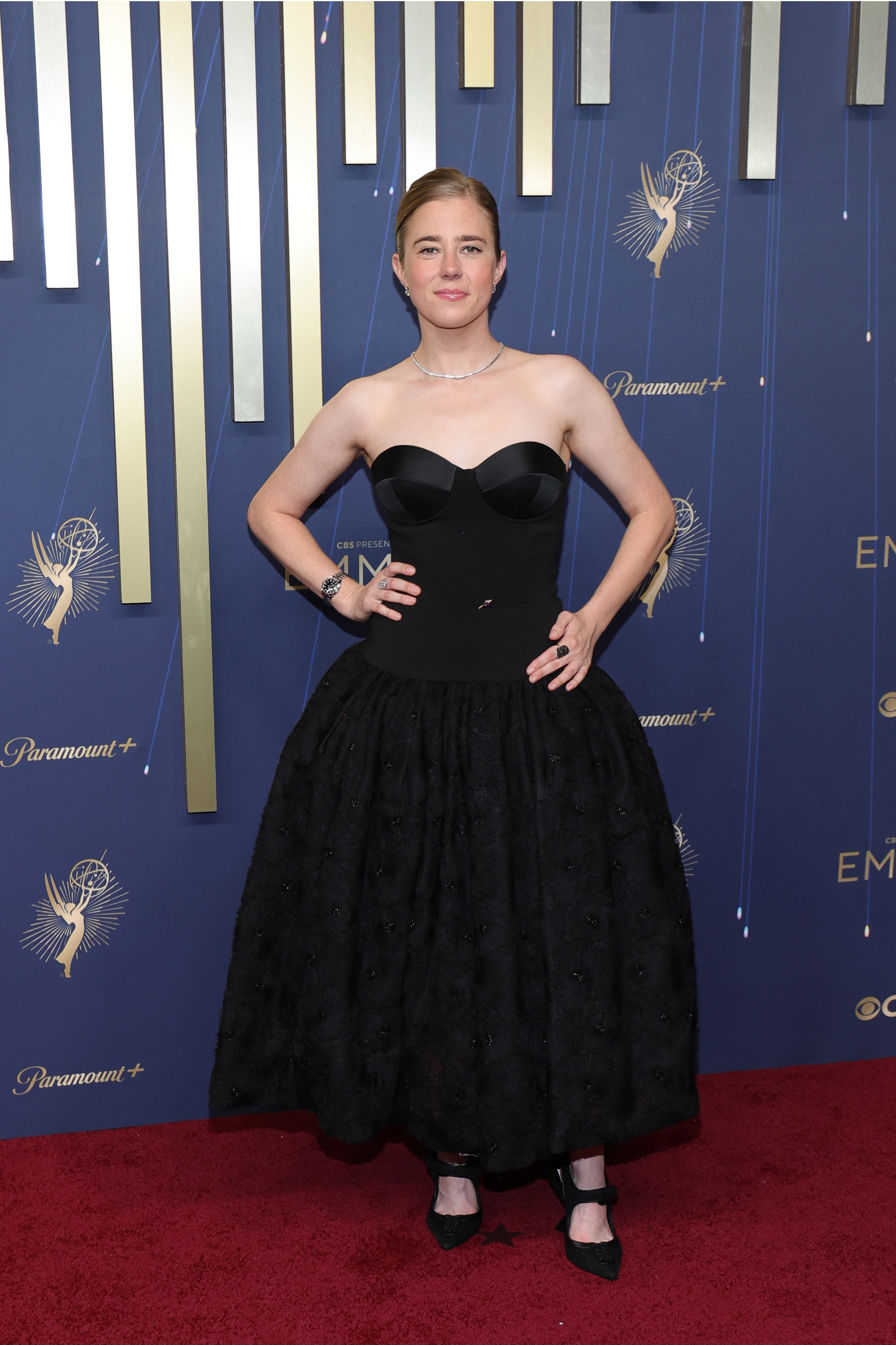 Taylor Dearden attends the 77th Primetime Emmy Awards at Peacock Theater on September 14, 2025 in Los Angeles, California.