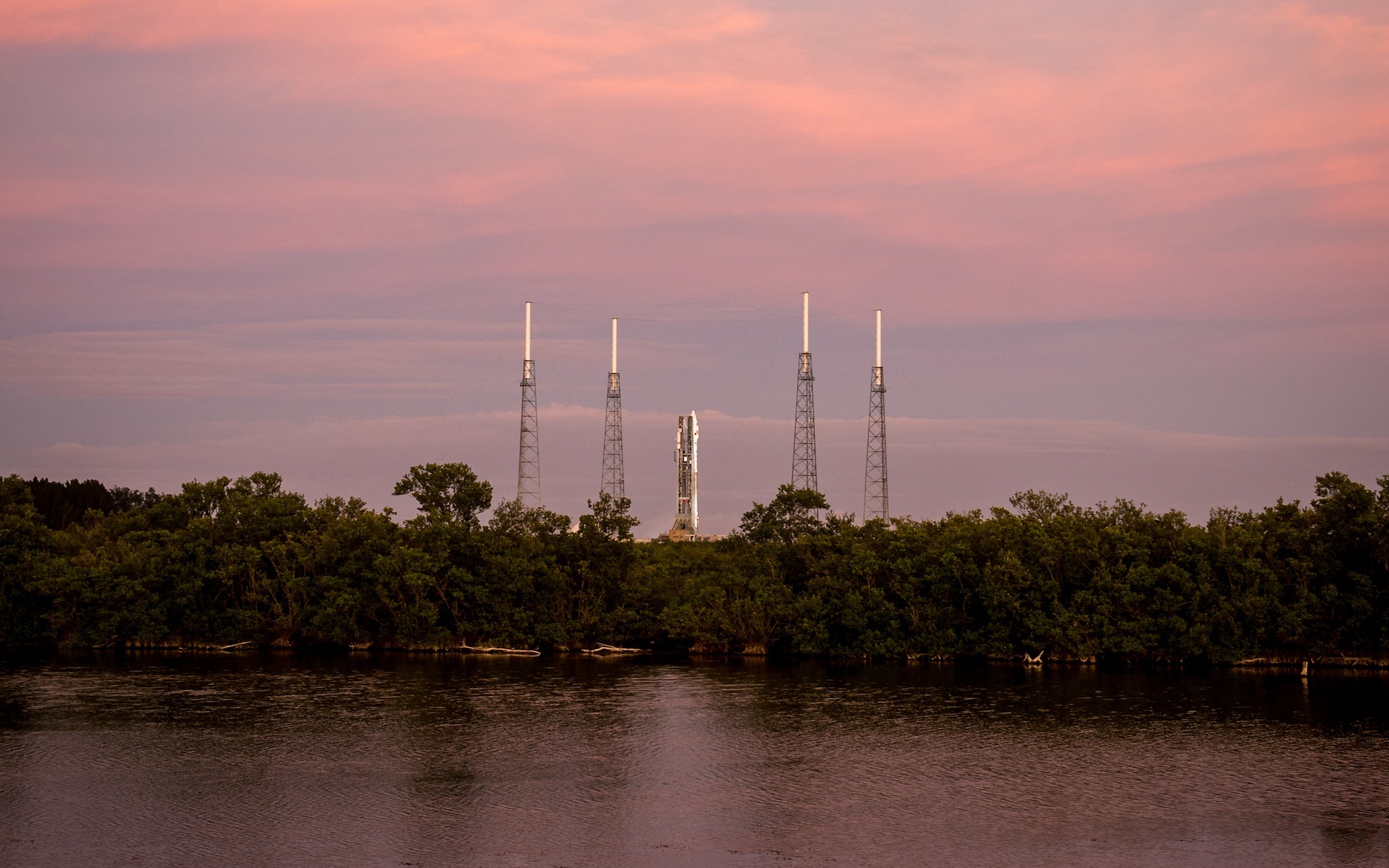 Atlas V Rocket and MAVEN at Launch Pad 1920