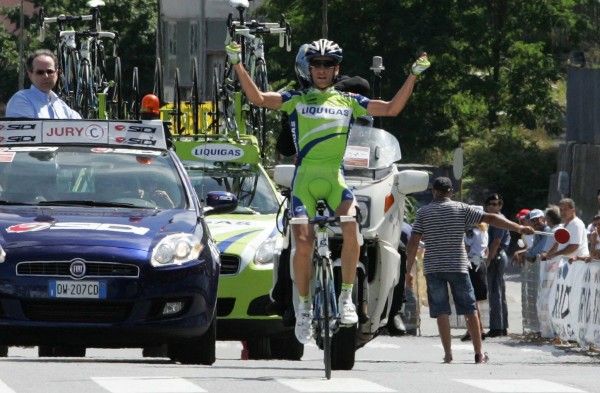 Vincenzo Nibali (Liquigas) won the Giro dell'Appennino.