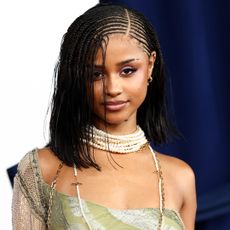 Tyla attended the Glamour Women of the Year event wearing a vintage Dior by John Galliano slip gown and pearls