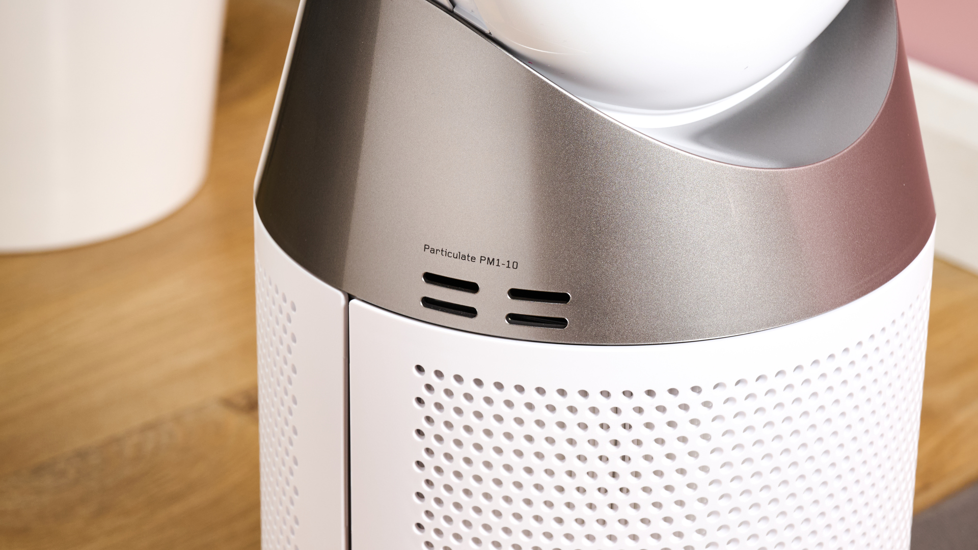 The particle sensors on the side of the Dyson HP10.