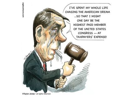 Boehner's gavel of success