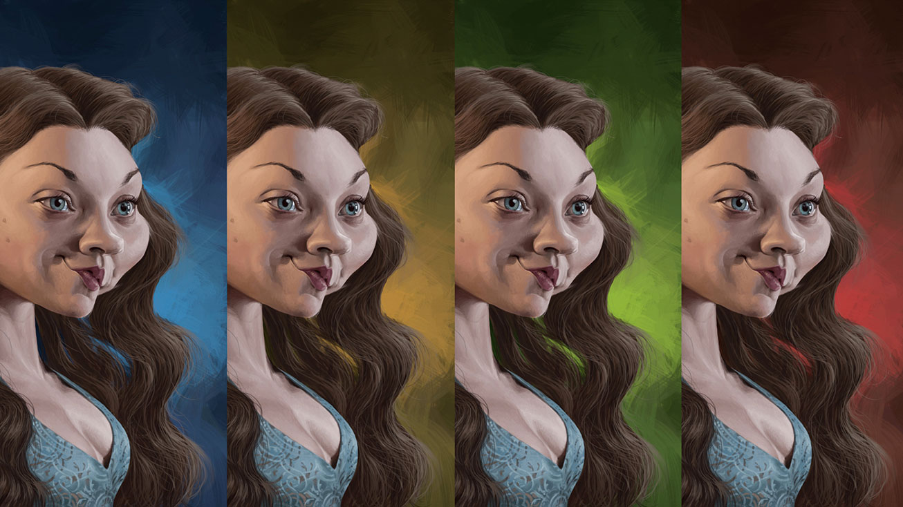Try some different background colours and see what works best