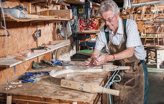 Jim Steele, Windsor chair maker ©Richard Cannon/Country Life Picture Library