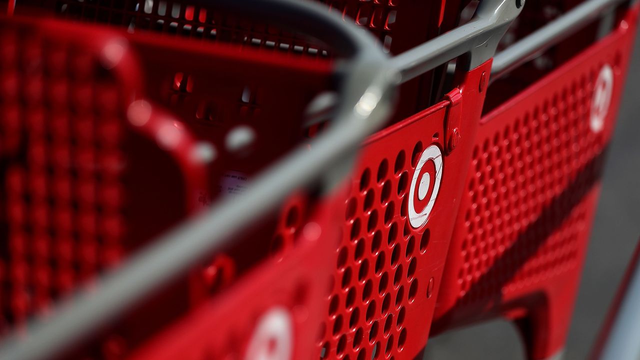 southgate, ca february 28 the target logo is displayed on shopping carts at a target store on february 28, 2017 in southgate, california target reported a 43 percent decline in fourth quarter earnings with revenue of 2069 billion compared to 2163 billion one year ago target stock fell over 12 percent on the news photo by justin sullivangetty images