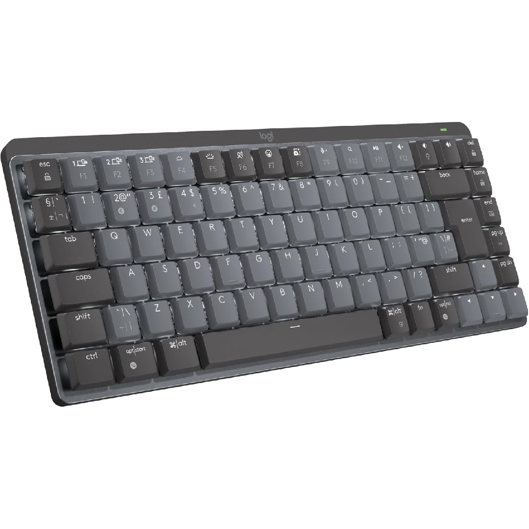 Product shot of the Logitech MX Mechanical Mini keyboard