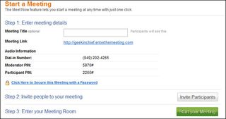 MeetingBurner Start Your Meeting