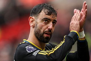 Man Utd midfielder Bruno Fernandes
