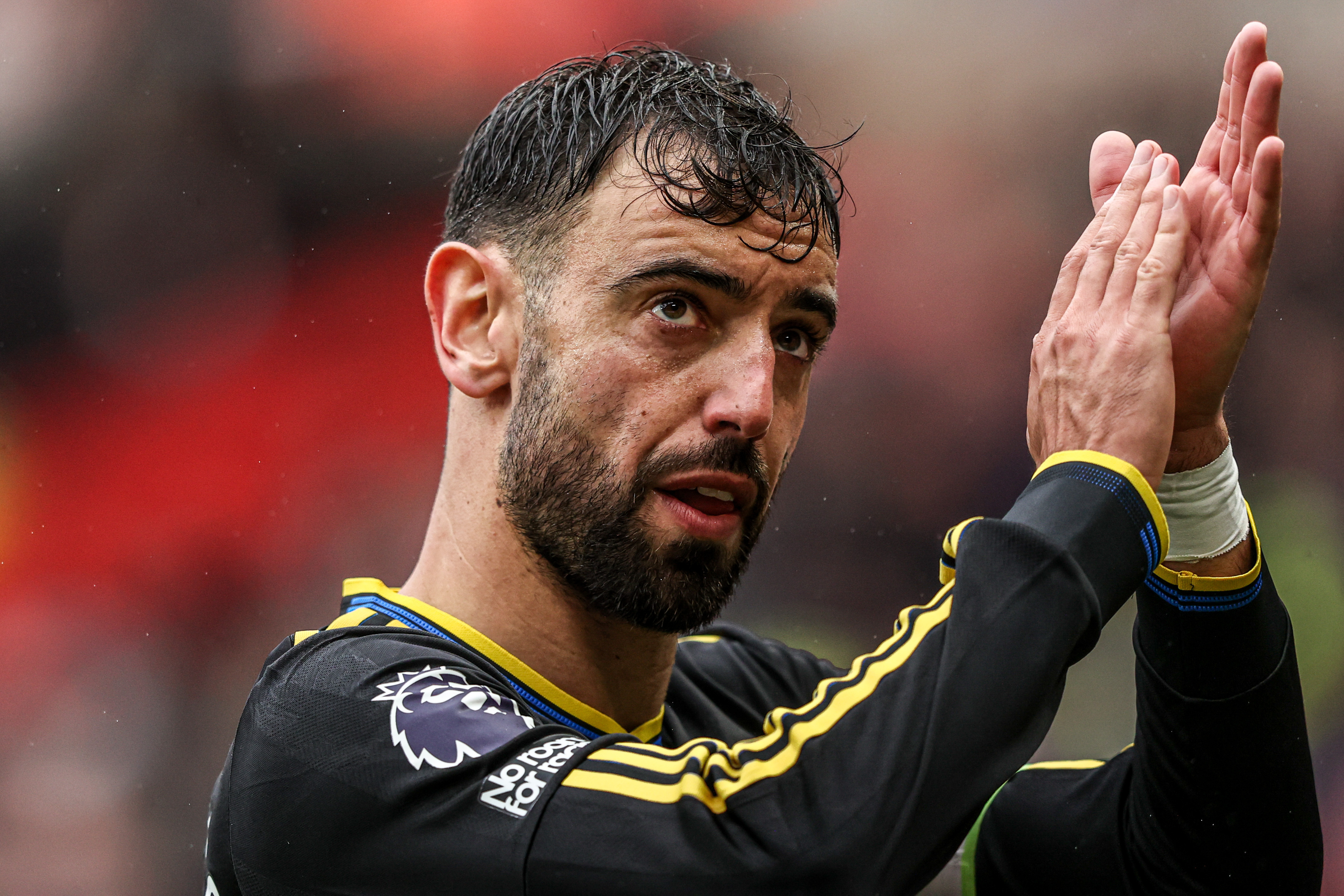 Man Utd midfielder Bruno Fernandes