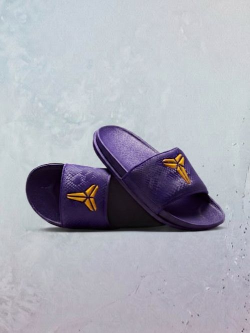 Kobe Offcourt Slides - Court Purple/University Gold