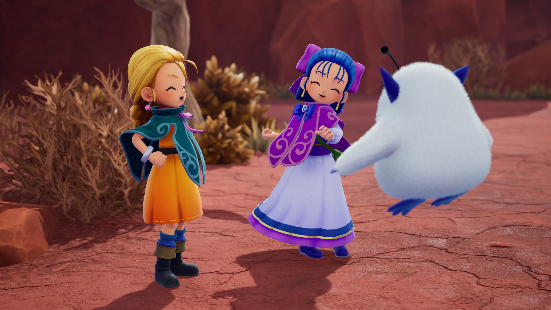 A screenshot of the upcoming Switch game, DRAGON QUEST MONSTERS: The Withered World
