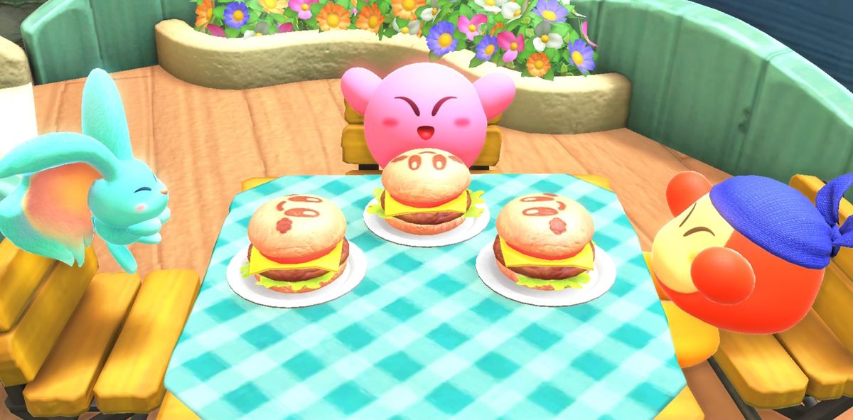 Kirby Forgotten Land Burger