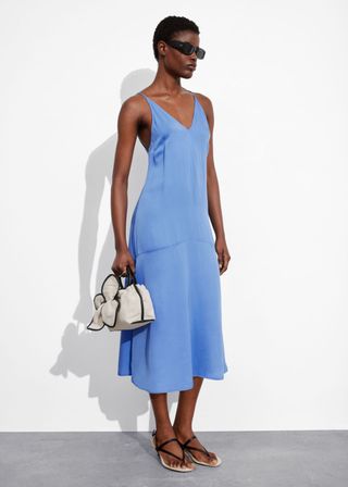 Halterneck Midi Dress