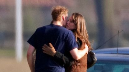 Kate Middleton and Prince William pose at their engagement photocall in 2010