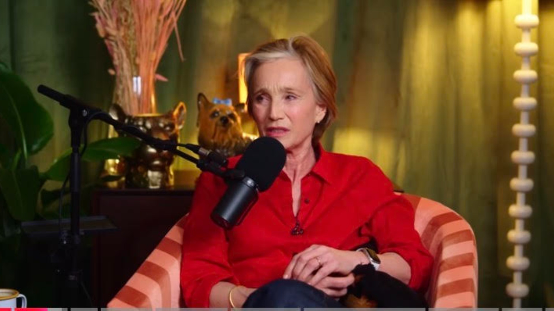 Kristin Scott Thomas appearing on the Mad Sad Bad podcast