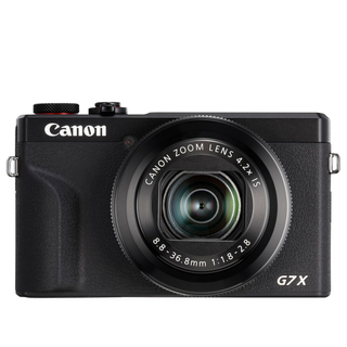 Canon PowerShot G7 X Mark III on a white background