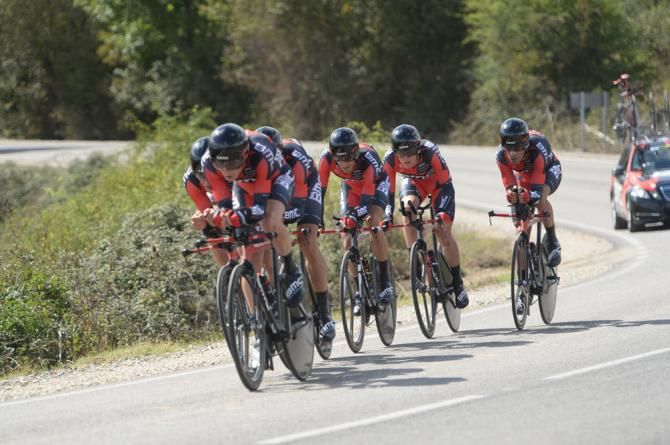 BMC Racing head towards the win in the Worlds TTT