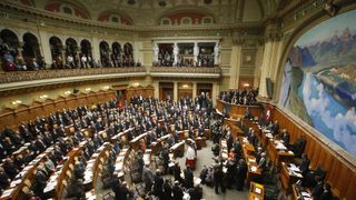 Swiss Parliament in session
