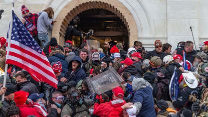 Trump supporters at the Capitol on Jan. 6, 2021.