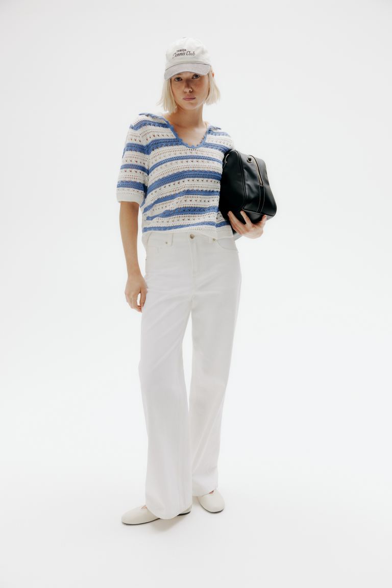 Wide High Jeans