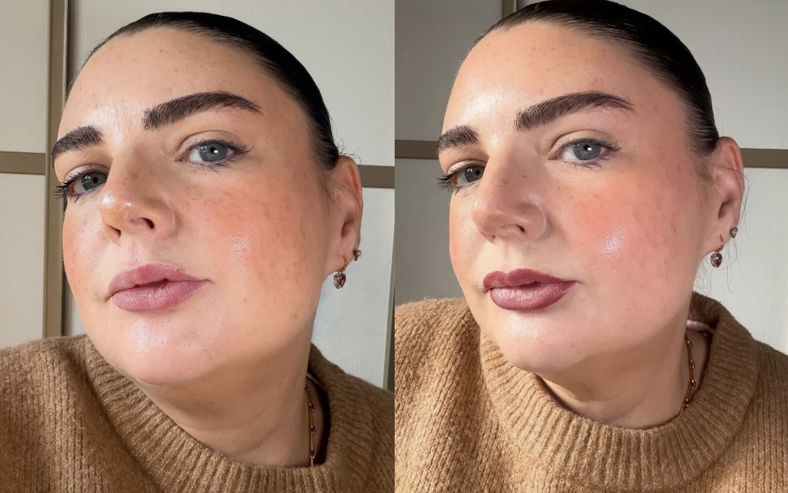 Sacheu DoubleDown Lip Definer before and after