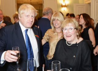 Boris Johnson, Rachel Johnson and their mum Charlotte Johnson Wahl