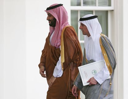 Mohammad bin Salman and Adel al-Jubeir