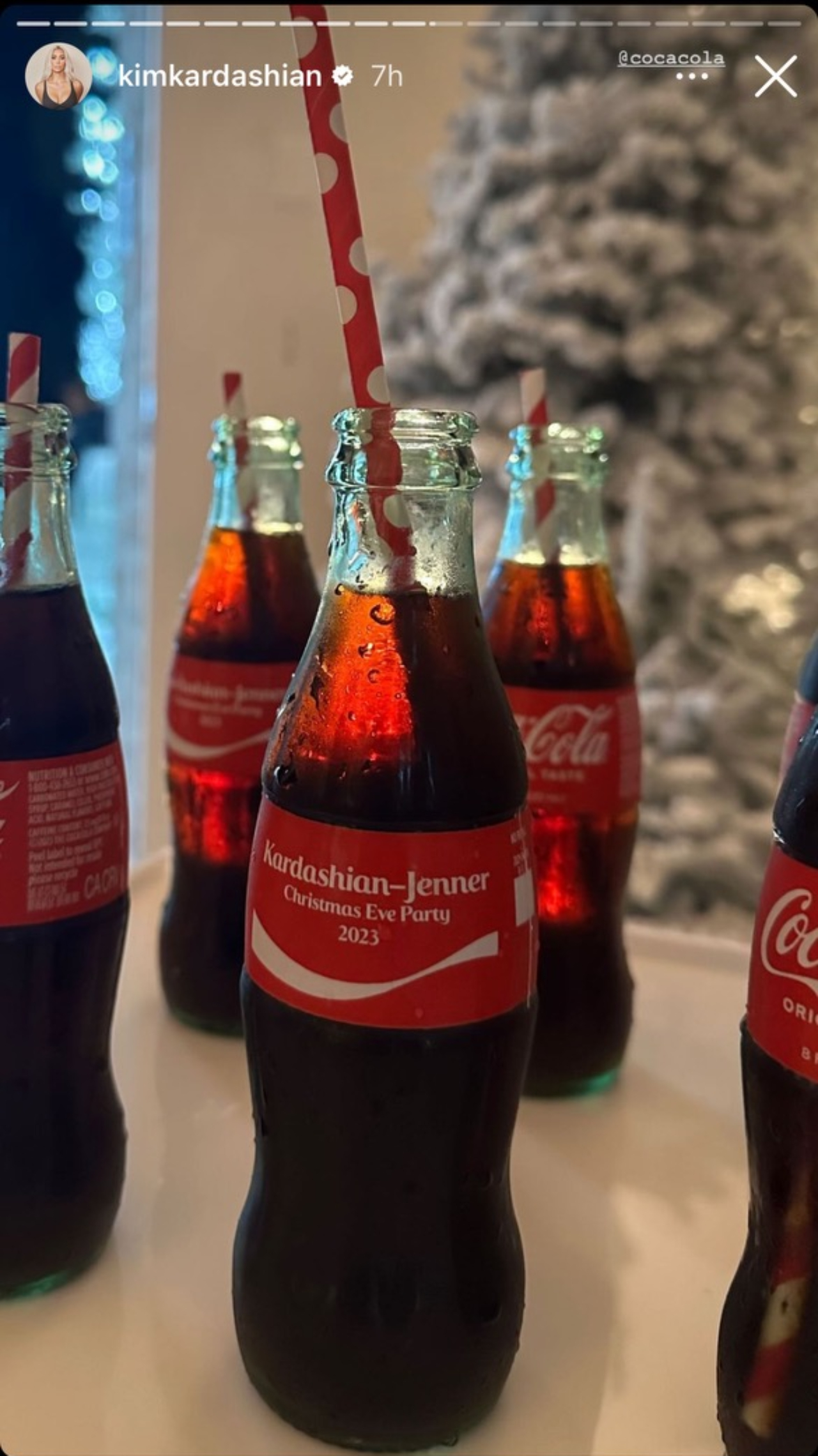 Coca-Cola-Flaschen der Marke Kardashian